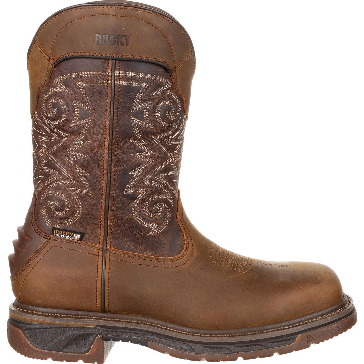 Rocky Iron Skull Composite Toe Waterproof Western Boot - Flyclothing LLC