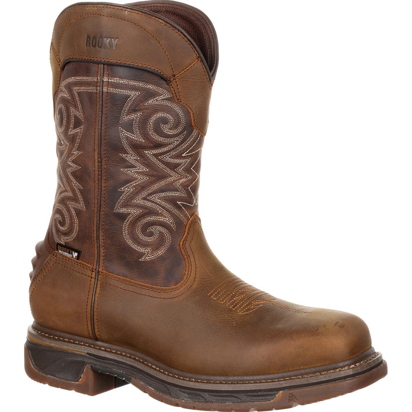 Rocky Iron Skull Composite Toe Waterproof Western Boot - Flyclothing LLC