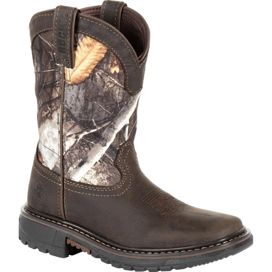 Rocky Kids' Ride FLX Waterproof Western Boot - Rocky