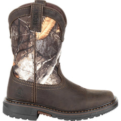 Rocky Big Kids' Ride FLX Waterproof Western Boot - Rocky