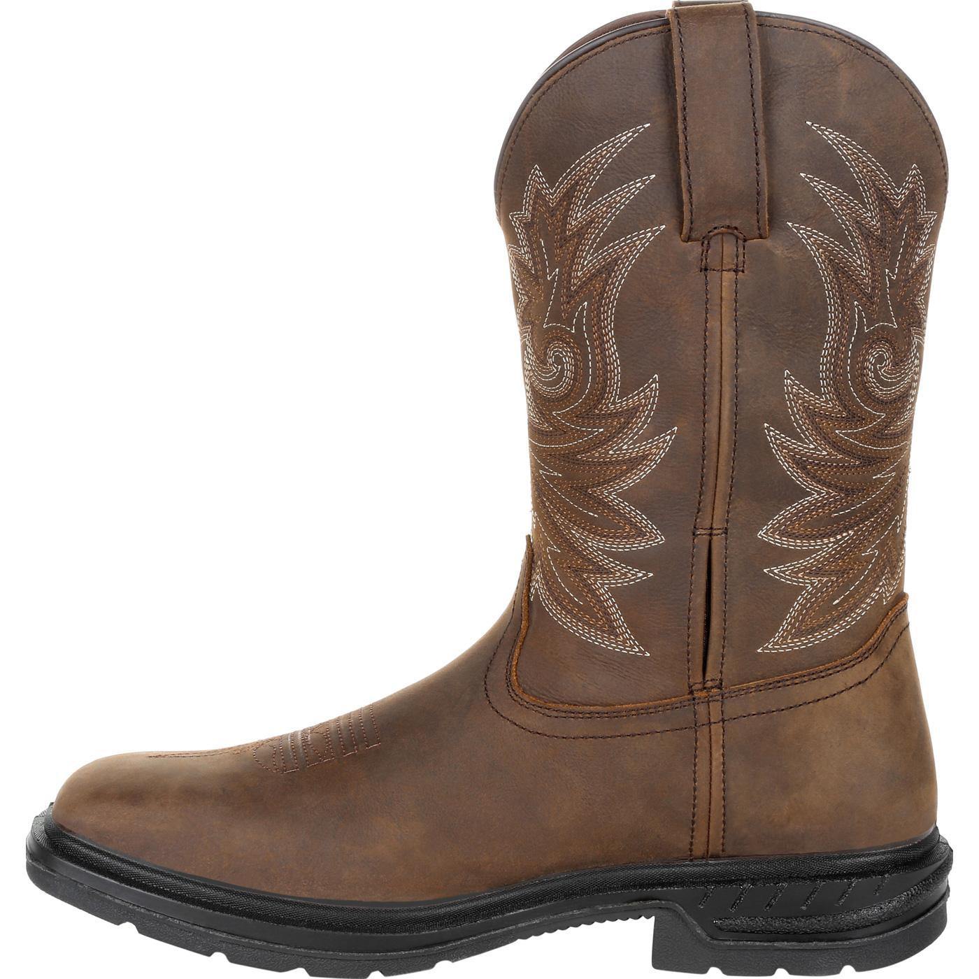 Rocky Worksmart 11" Composite Toe Waterproof Western Boot - Flyclothing LLC