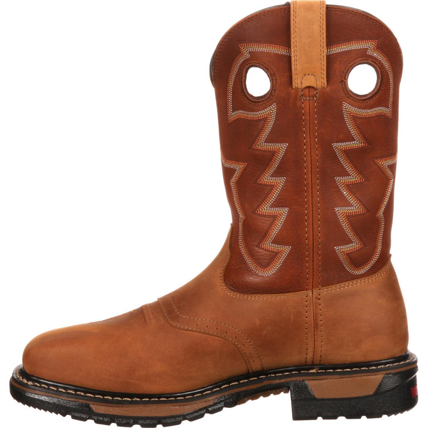 Rocky Original Ride Steel Toe Waterproof Western Boot - Rocky