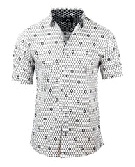 Rock Roll n Soul S/S Overkill White Skull Shirt - Rock Roll N Soul Clothing