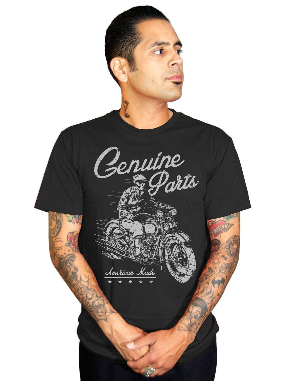 Steady Clothing Genuine Parts Motorcyle T-Shirt - Steady Clothing