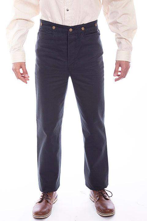 Scully BLACK CANVAS PANTS - Scully Leather - Flyclothing LLC