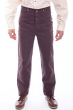 Scully Leather Walnut Canvas Mens Pant - Scully Leather