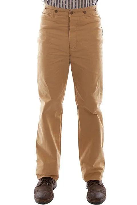 Scully Leather Wheat Canvas Pant - Scully Leather