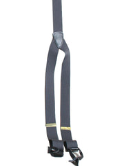 Scully CHARCOAL ELASTIC SUSPENDERS - Scully Leather