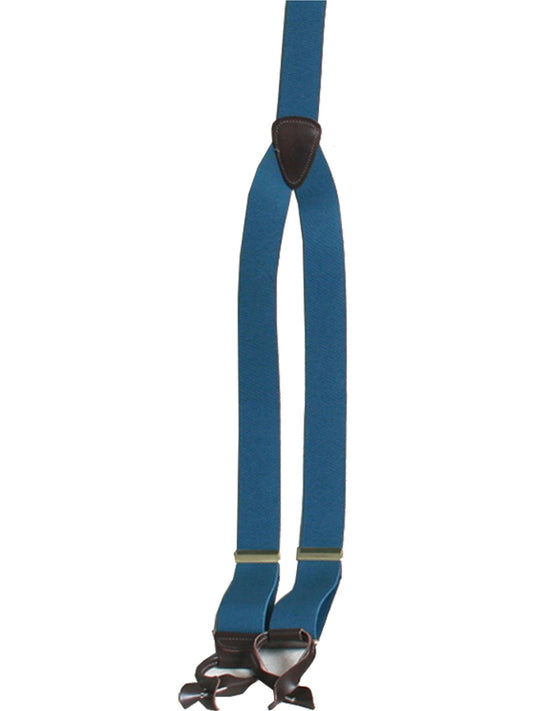 Scully TEAL ELASTIC SUSPENDERS - Flyclothing LLC