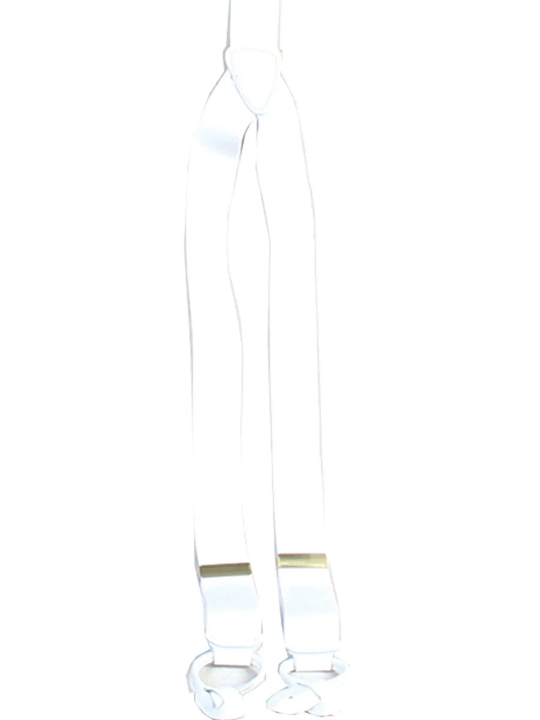 Scully WHITE ELASTIC SUSPENDERS - Scully Leather - Flyclothing LLC