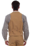 Scully Leather Wheat Canvas Vest - Scully Leather