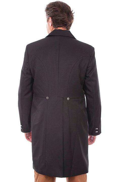 Scully BLACK FROCK COAT - Scully Leather - Flyclothing LLC