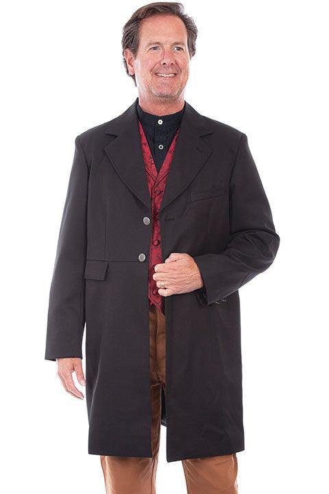 Scully BLACK FROCK COAT - Flyclothing LLC