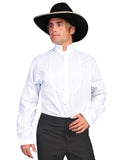 Scully WHITE HIGH COLLAR SHIRT - Scully Leather