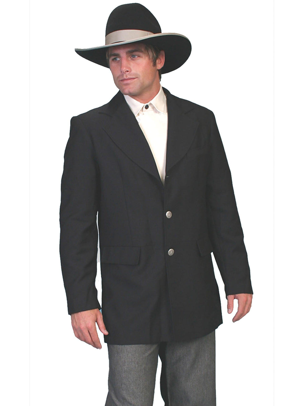 Scully BLACK TOWN COAT - Scully Leather
