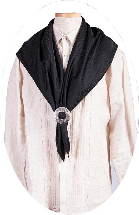 Scully Leather 100% Polyester Black Jacquard Scarf - Flyclothing LLC