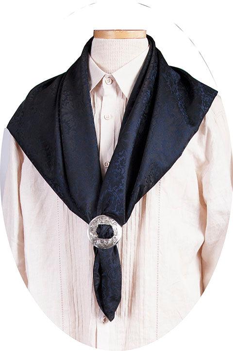 Scully Leather 100% Polyester Navy Jacquard Scarf - Flyclothing LLC