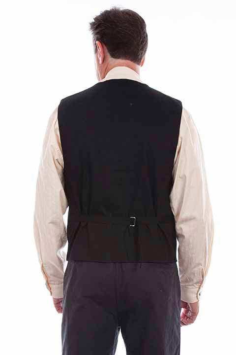 Scully 4 Pocket Wool Blend Vest Black - Scully Leather - Flyclothing LLC