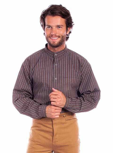 Scully Leather Rangewear Brown Button Up Shirt - Scully Leather - Flyclothing LLC