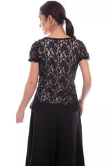 Scully BLACK LACE CORSET - Flyclothing LLC