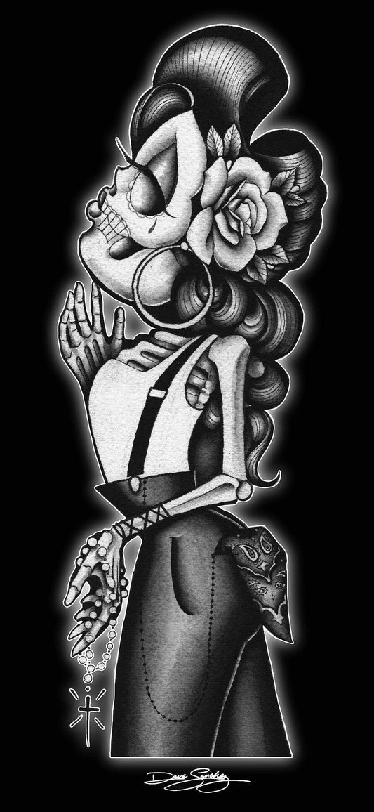 Dave Sanchez Rosie Women's T-Shirt - Lowbrow Art Company