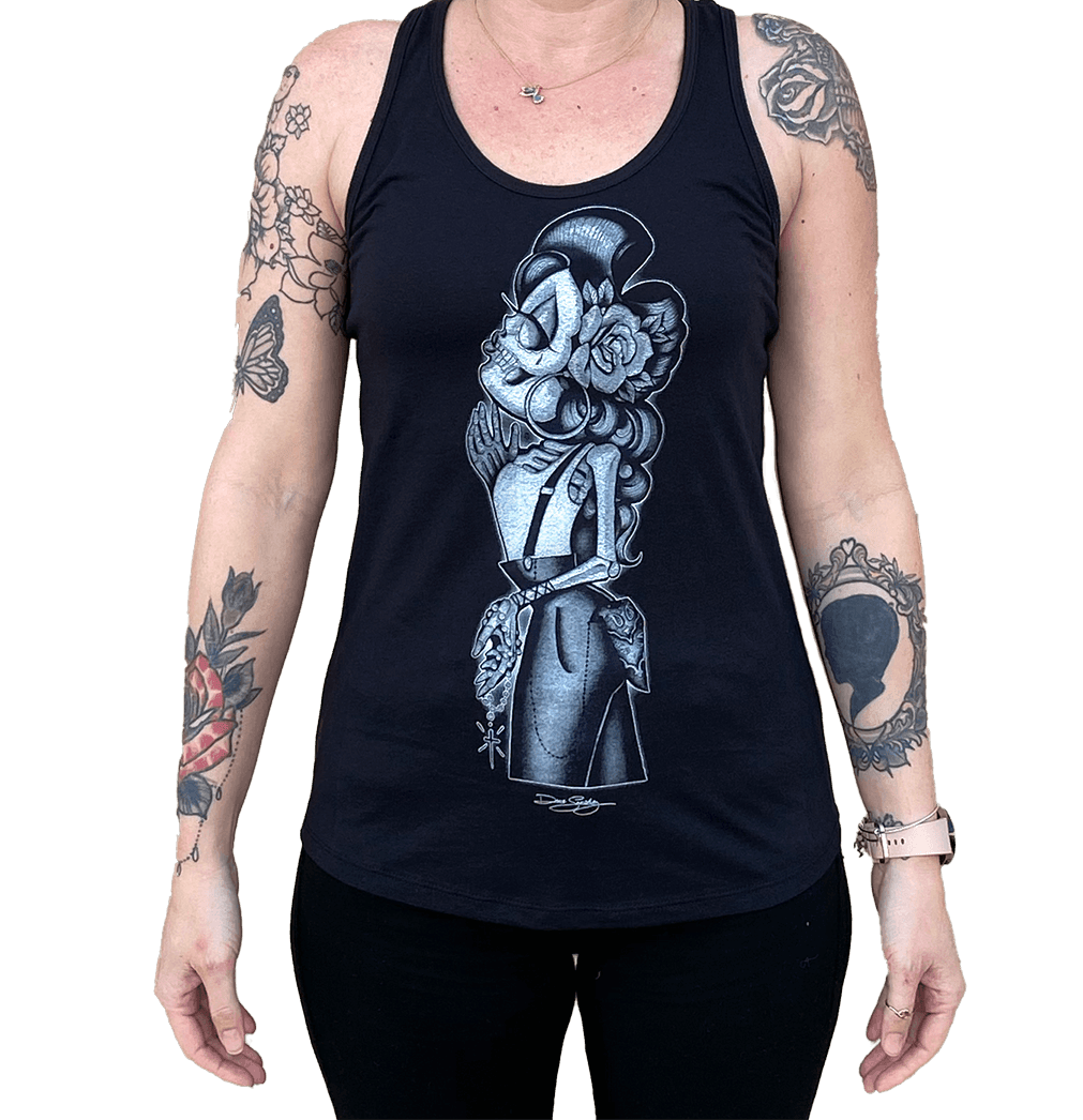 Dave Sanchez Rosie Women's Racerback T-Shirt - Flyclothing LLC