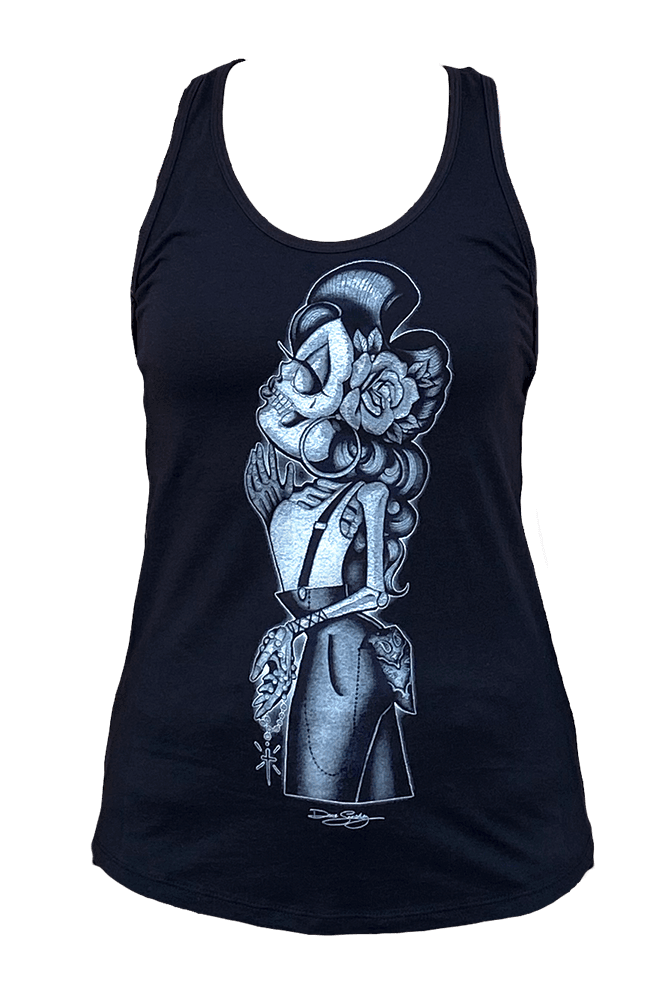Dave Sanchez Rosie Women's Racerback T-Shirt - Lowbrow Art Company