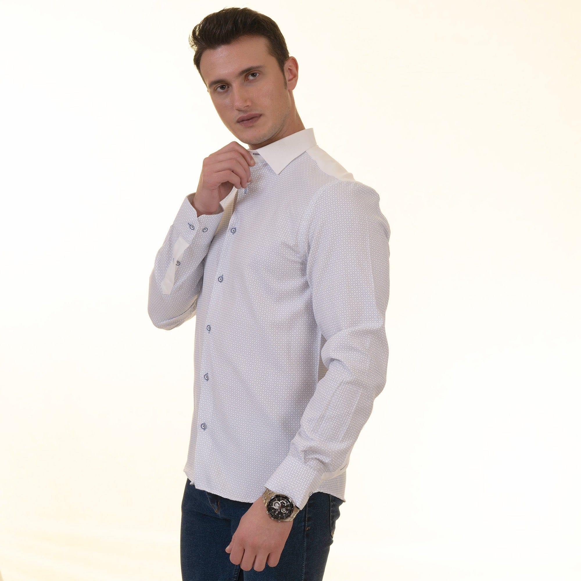 Gravity Homme Men's Long Sleeve Button Down / Piccolo S1 - Gravity Homme
