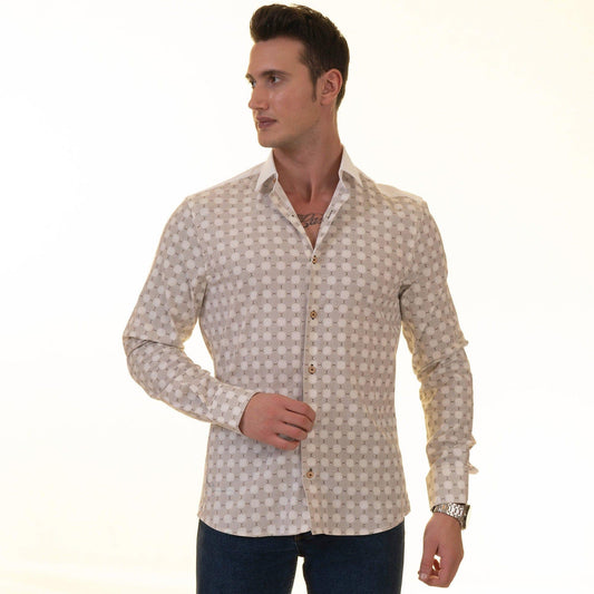 Gravity Homme Men's Long Sleeve Button Down / Tazio S3 - Gravity Homme