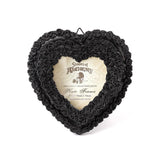 The Vault Small Black Rose Heart Photo Frame - Alchemy Gothic