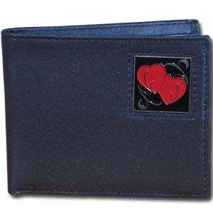 Bi-fold Wallet - Double Heart - Flyclothing LLC