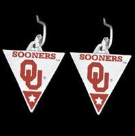 College Earrings - Oklahoma Sooners - Flyclothing LLC