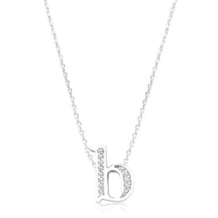 Pave Initial B Pendant - JGI