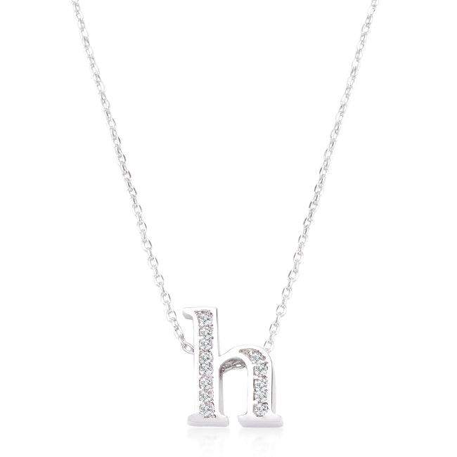 Pave Initial H Pendant - JGI - Flyclothing LLC