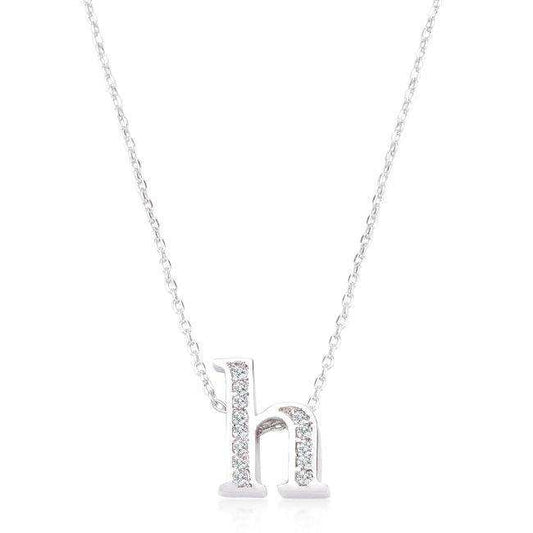 Pave Initial H Pendant - JGI - Flyclothing LLC