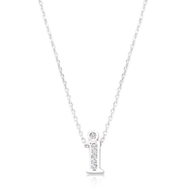 Pave Initial I Pendant - JGI - Flyclothing LLC