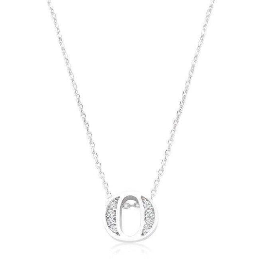 Pave Initial O Pendant - JGI - Flyclothing LLC