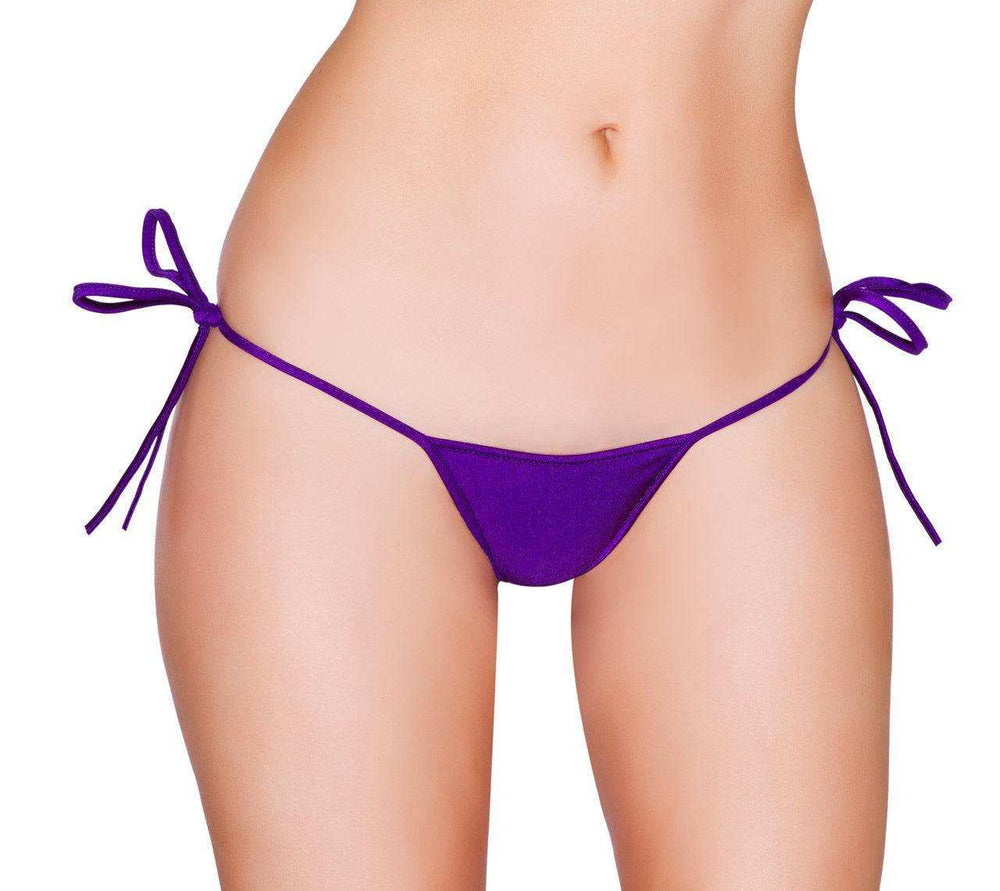Roma Costume Sexy Tie Side Bikini Bottom - Roma Costume - Flyclothing LLC