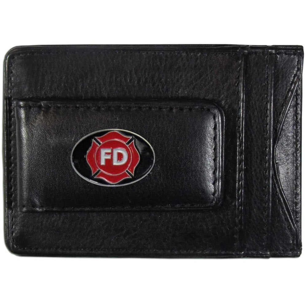 Firefighter Leather Cash & Cardholder - Siskiyou Buckle