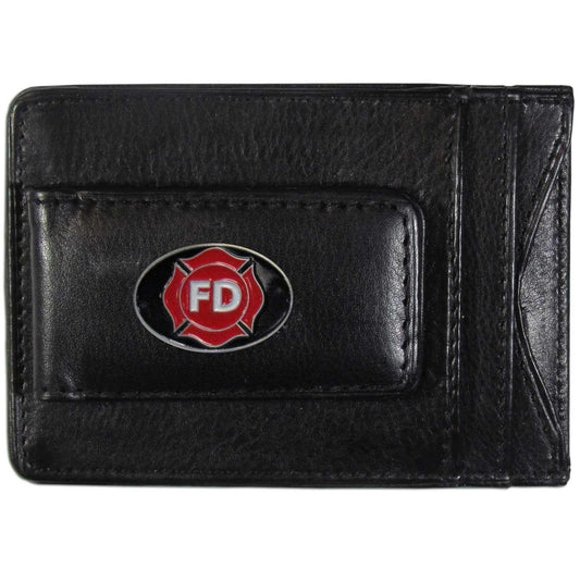Firefighter Leather Cash & Cardholder - Siskiyou Buckle