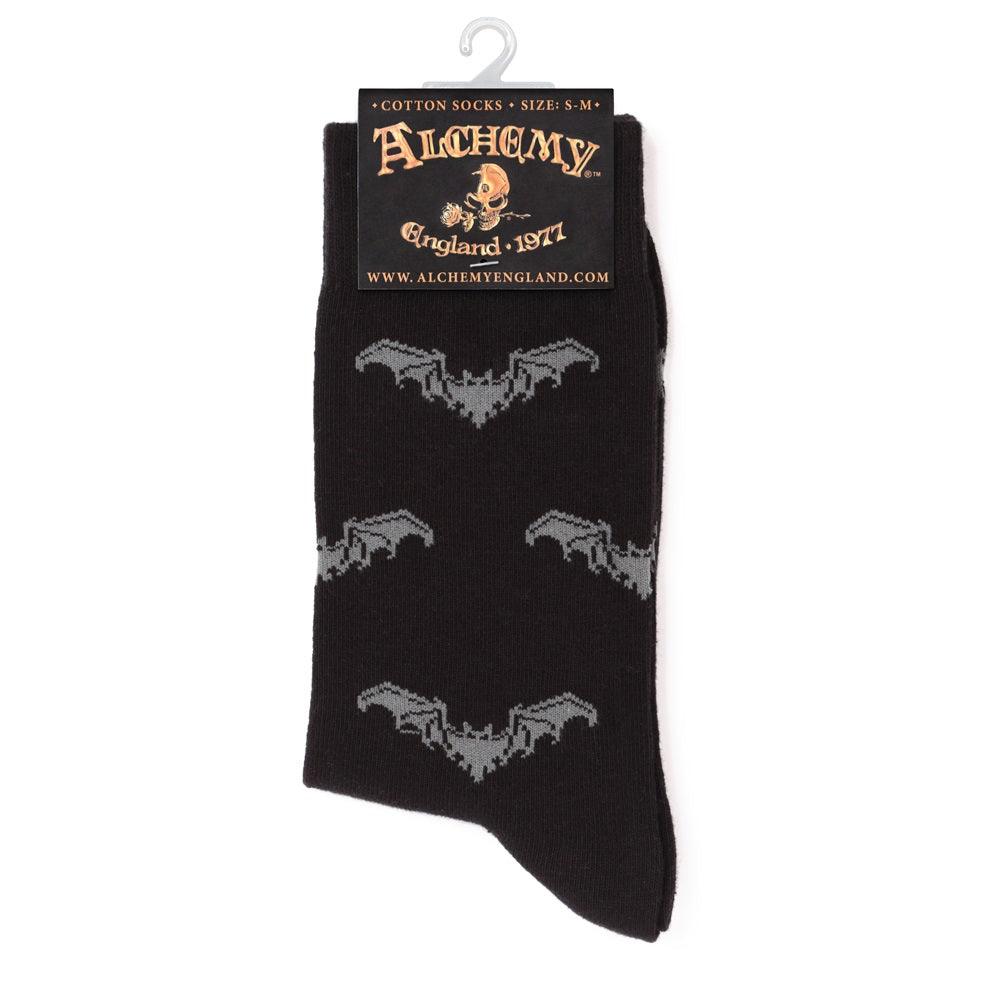 Alchemy Gothic Gothic Bat Socks - Flyclothing LLC