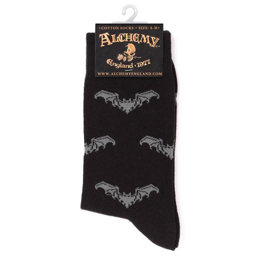 Alchemy Gothic Gothic Bat Socks - Alchemy Gothic