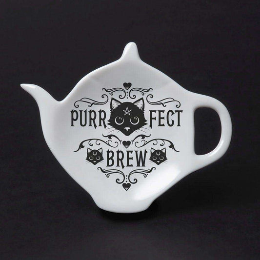 The Vault Purrfect Brew T Spoon Holder - Alchemy Gothic - Flyclothing LLC