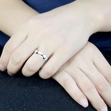 Alamode Silver 925 Sterling Silver Ring with No Stone - Alamode - Flyclothing LLC