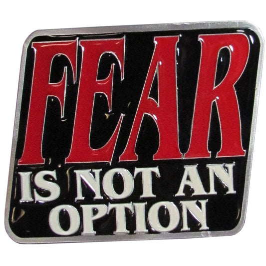 Fear is Not an Option Hitch Cover - Flyclothing LLC