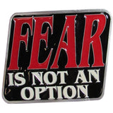 Fear is Not an Option Hitch Cover - Siskiyou Buckle