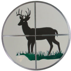 Deer in Cross Hairs Hitch Cover Class III - Siskiyou Buckle