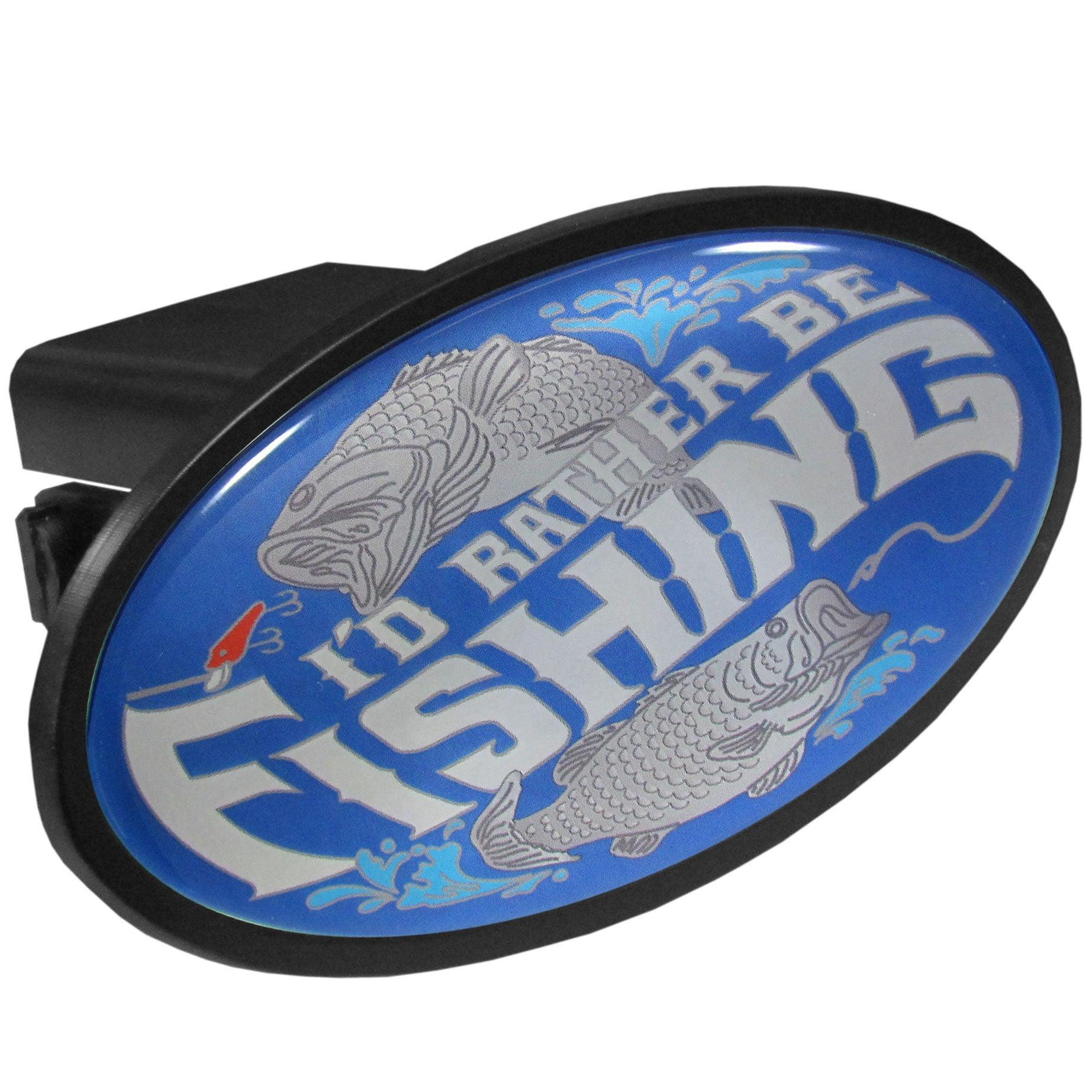 I'd Rather be Fishing Plastic Hitch Cover Class III - Flyclothing LLC