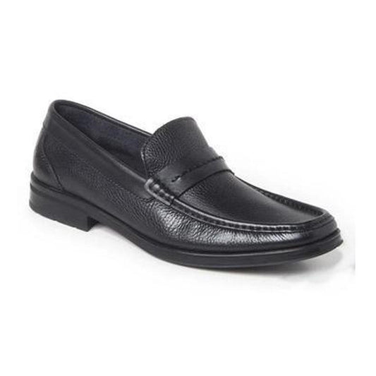 Sandro Moscoloni Duero Black Leather Penny Loafer - Flyclothing LLC