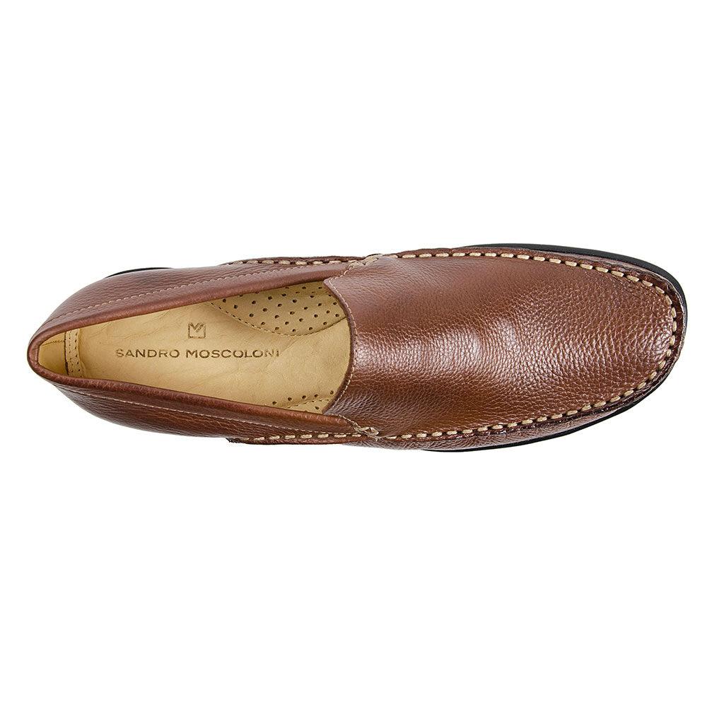 Sandro Moscoloni Dillon Brown Leather Loafer - Flyclothing LLC